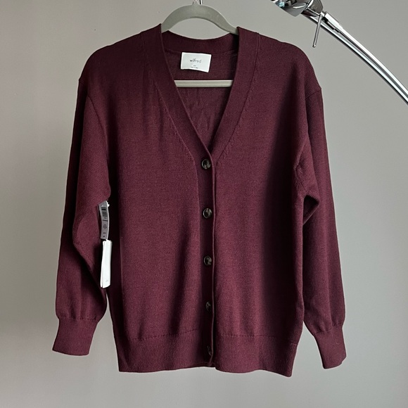 NWT Aritzia Wilfred Storybook Cardigan (XXS) - Picture 8 of 10